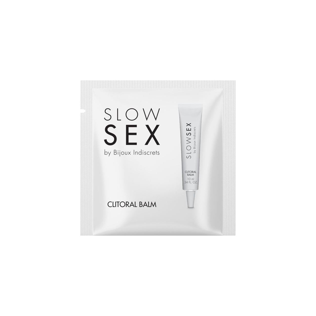 Пробник разогревающего бальзама для клитора Bijoux Indiscrets Slow Sex Clitoral balm в DIDO