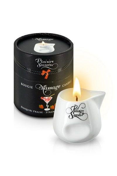 Распродажа!!! Массажная свеча Plaisirs Secrets Strawberry Daiquiri 80 мл (срок 31.01.2026)
