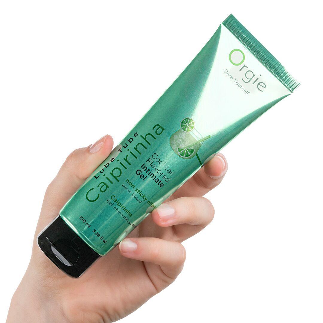 Лубрикант на водной основе Orgie Lube Tube Cocktail Caipirinha, 100 мл, вкус цитрусового коктейля в DIDO
