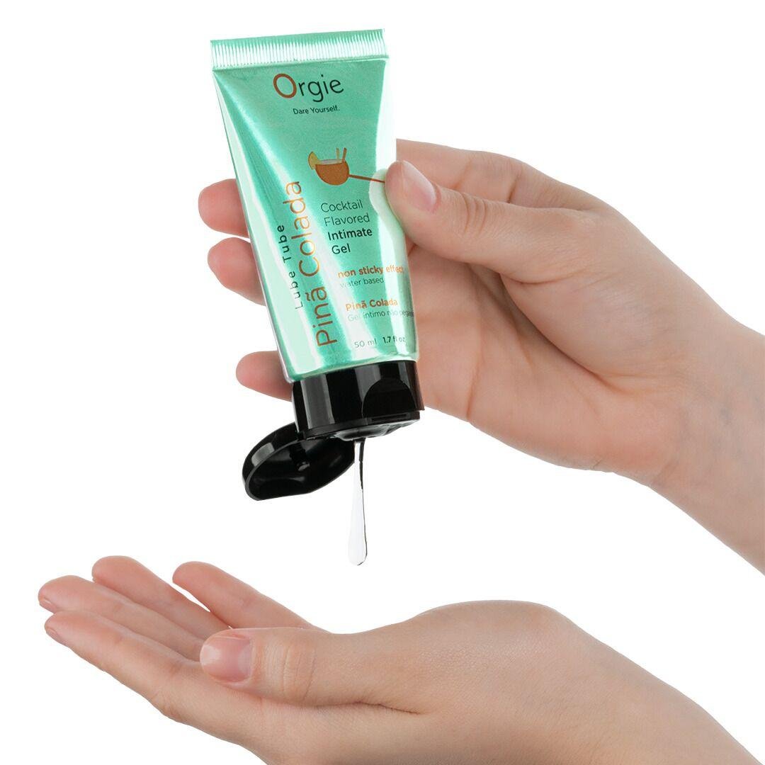 Лубрикант на водній основі Orgie Lube Tube Pina Colada, 50 мл, смак та аромат піна колади в DIDO