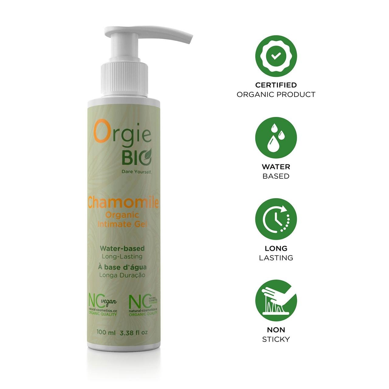 Гель для інтимної гігієни Orgie – Bio Chamomile Organic Intimate Gel (100 мл), екстракт ромашки у DIDO
