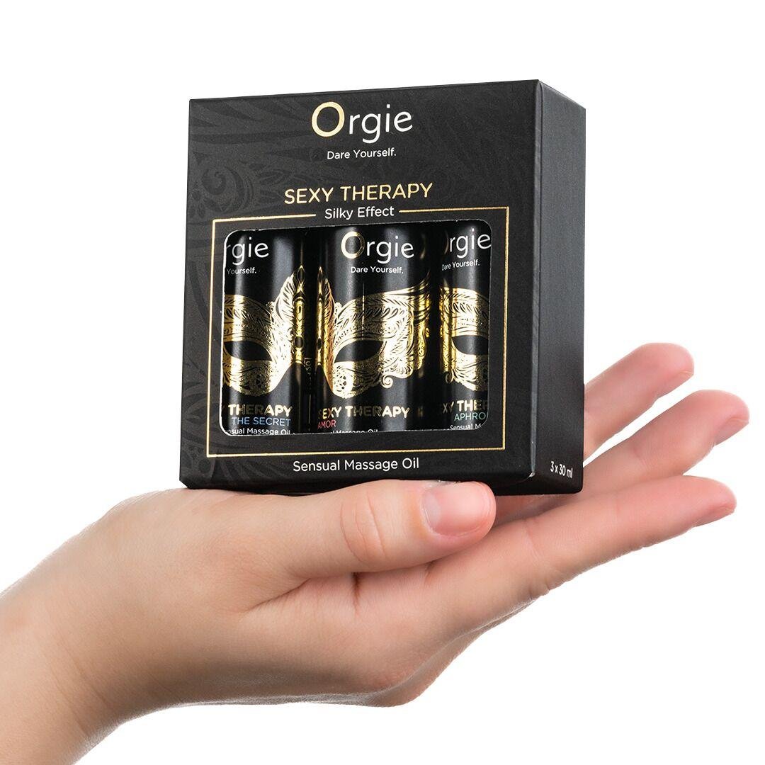 Набір масажних масел Orgie – Sexy Therapy Mini Size Collection (3х30 мл) у DIDO
