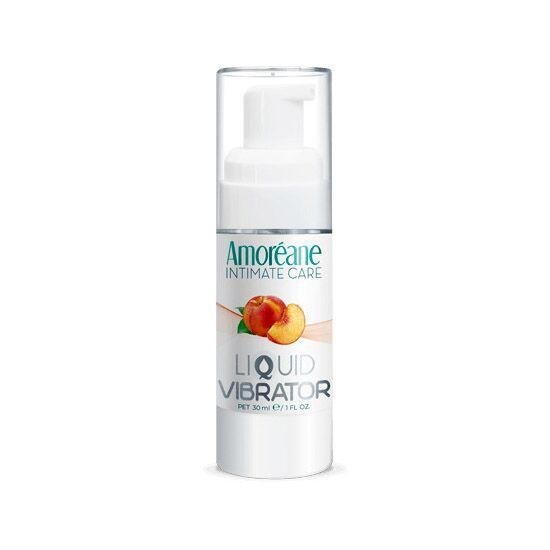 Лубрикант з ефектом вібрації Amoreane Med Liquid Vibrator Peach (30 мл) у DIDO