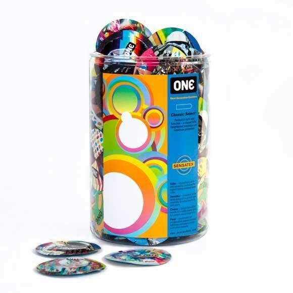 Набор презервативов ONE Classic Select - Artist Collection 100 шт, мегапак тюб в DIDO