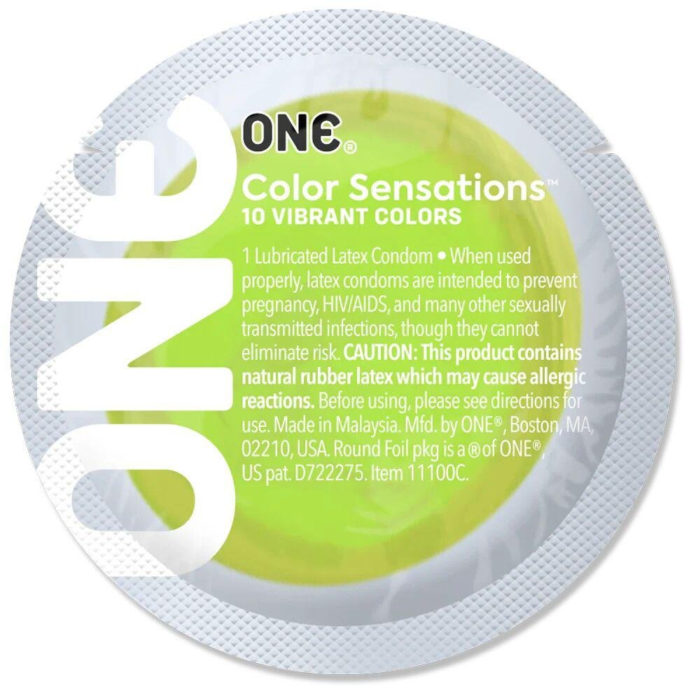Презерватив ONE Color Sensations - Roll ONE on (Green) 1 шт в DIDO