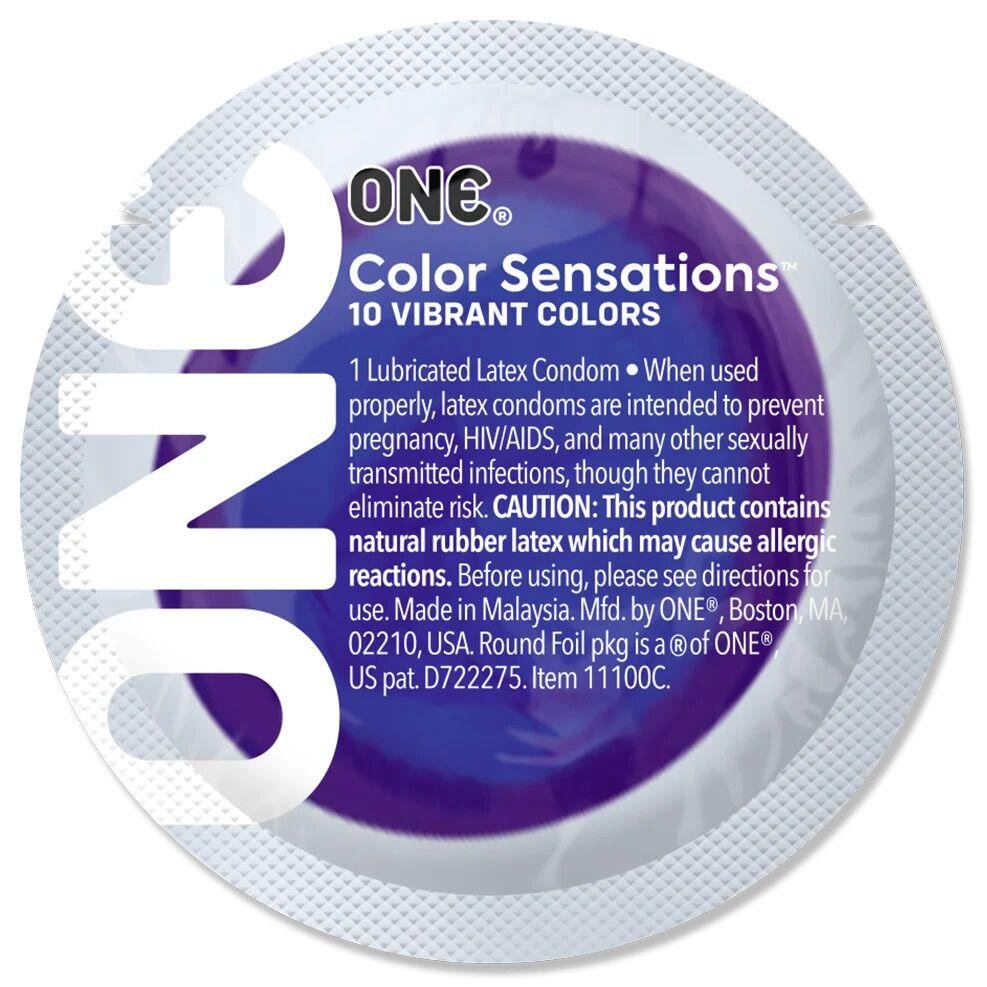Презерватив ONE Color Sensations - Struck by ONE (Lavender) 1 шт.