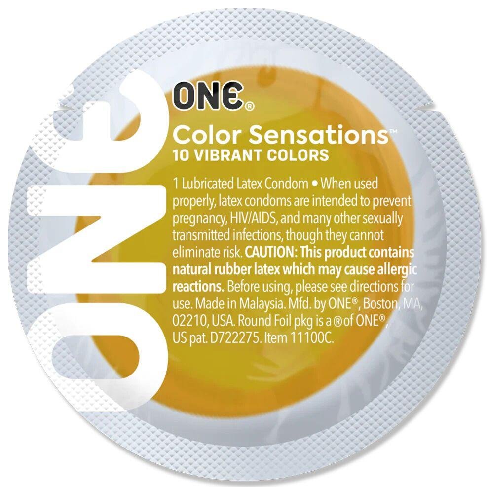 Презерватив ONE Color Sensations - ONE will get you there (Yellow) 1 шт в DIDO