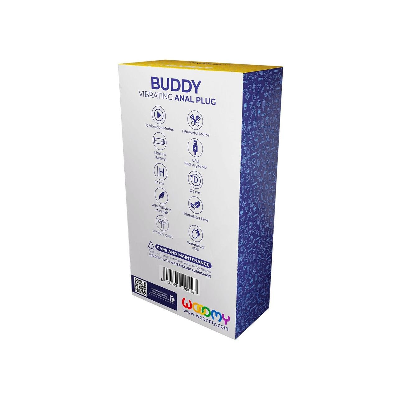 Анальный вибростимулятор Wooomy Buddy в DIDO