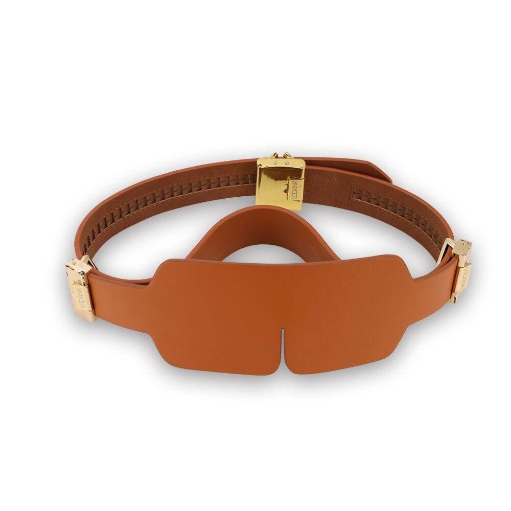 БДСМ-набір LOCKINK Teasing & Impact-Play Brown Set в DIDO