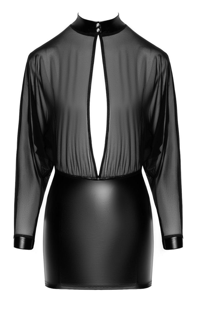Платье Noir Handmade F348 Powerwetlook and tulle dress - XXL в DIDO