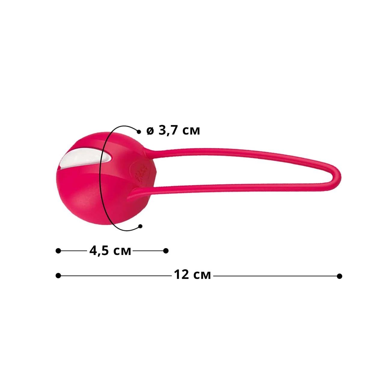 Вагінальна кулька SMARTBALL UNO, червона, одинарна, діаметр 3,6 см в DIDO