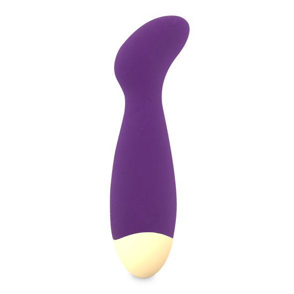 Вібратор для точки G Rianne S: Boa Mini Purple, 10 режимів роботи, медичний силікон у DIDO