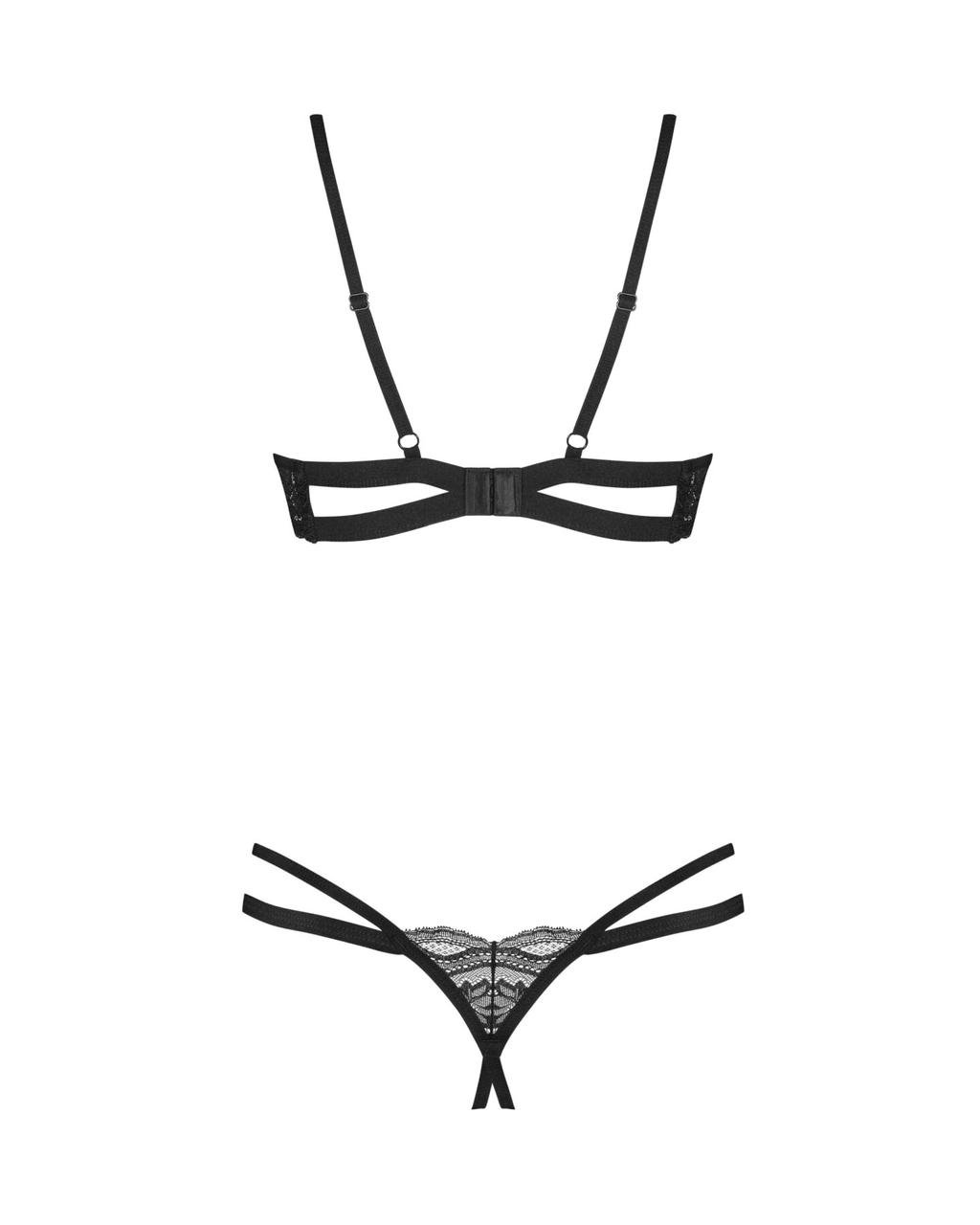 Комплект Obsessive Nutris 2-pcs crotchless set M/L в DIDO