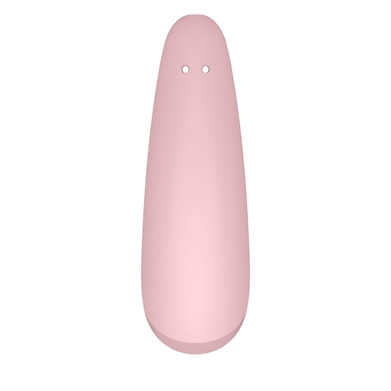 Вакуумный клиторальный стимулятор Satisfyer Curvy 2+ Pink с управлением через интернет в DIDO