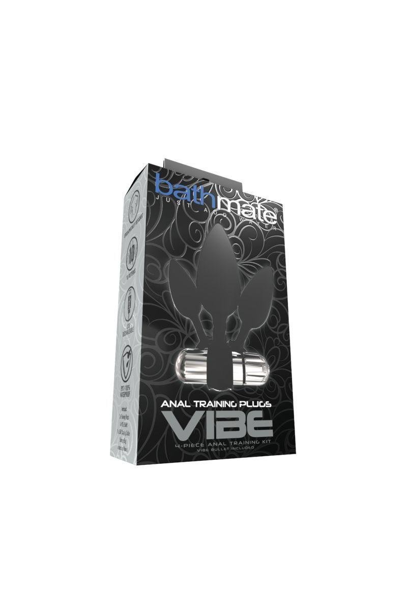 Набір анальних вібропробок Bathmate Anal Training Plugs VIBE, діаметр 2,5см - 3,1см - 3,8см в DIDO