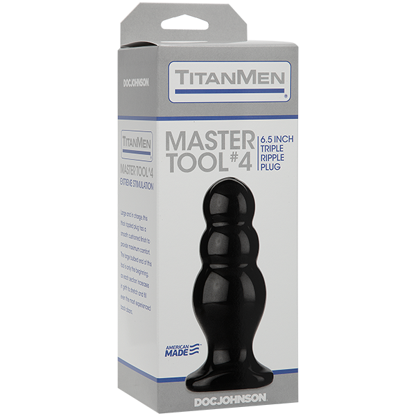 Анальний стимулятор Doc Johnson Titanmen Tools – Master, діаметр 6,6 см у DIDO