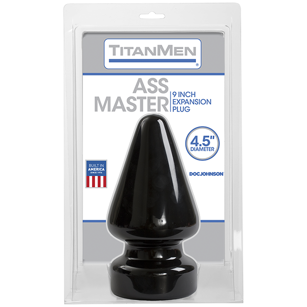 Пробка для фістингу Doc Johnson Titanmen Tools – Butt Plug – 4.5 Inch Ass Master, діаметр 11,7 см у DIDO