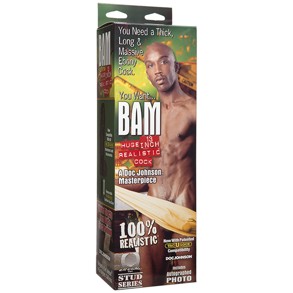 Фалоімітатор Doc Johnson BAM - Huge 13 Inch Realistic Cock в DIDO