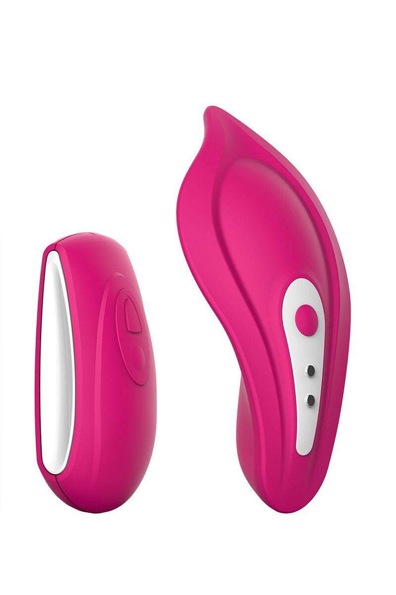 Вібратор в трусики Liebe Panty Vibe Recargable Cerise, нагрів до 39 ° C, пульт, трусики SM в комплекті