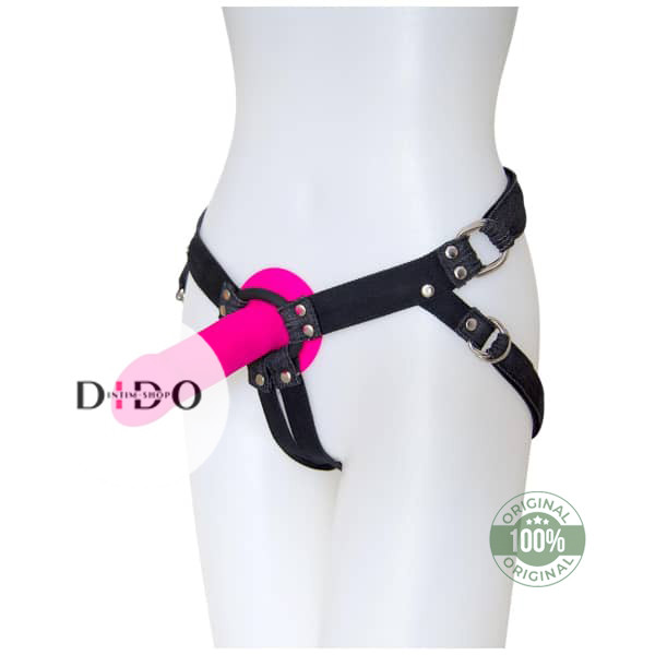 Джинсовые трусики для страпона Adrien Lastic - Lastic Strap-on в DIDO