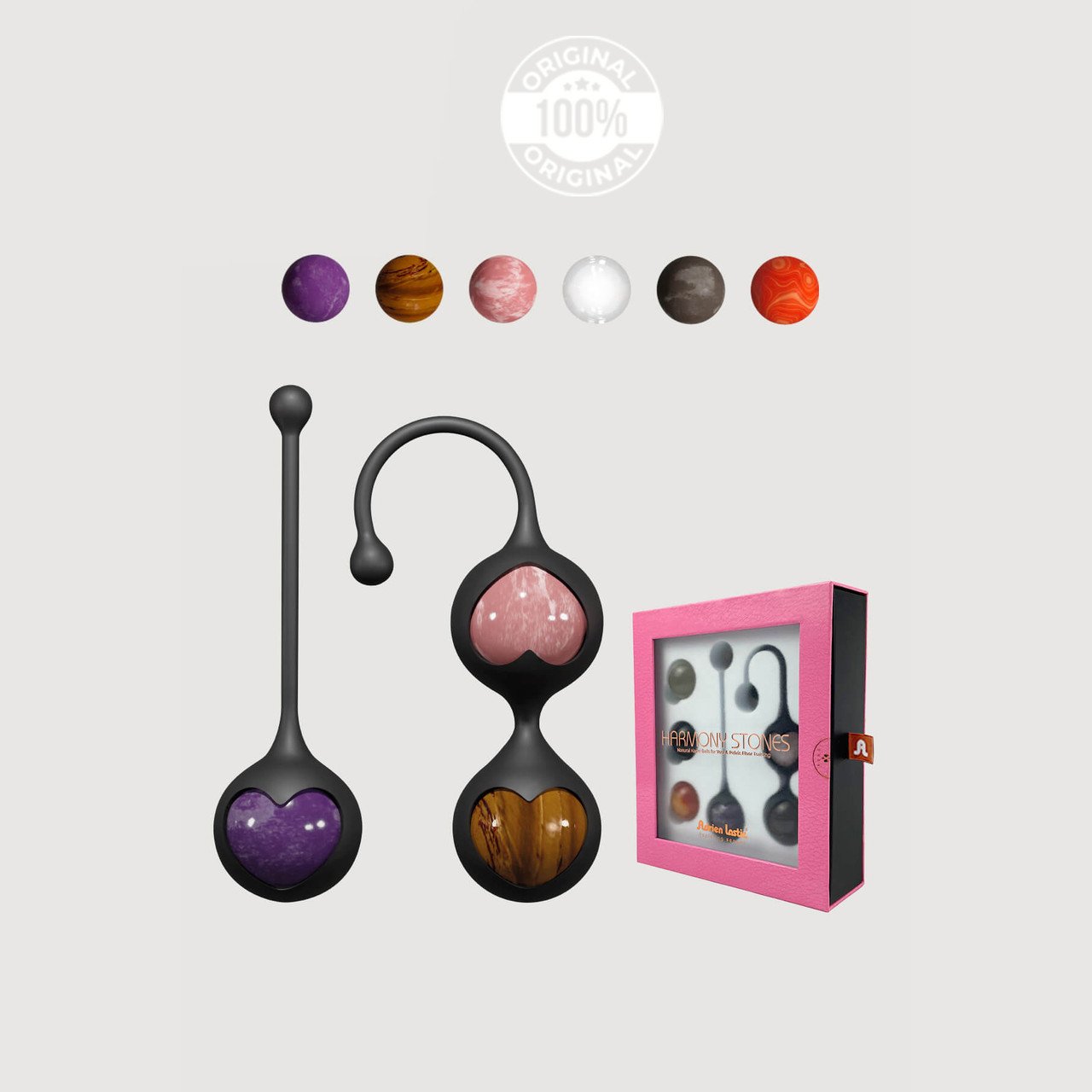 Вагінальні кульки Adrien Lastic Harmony Stones у DIDO