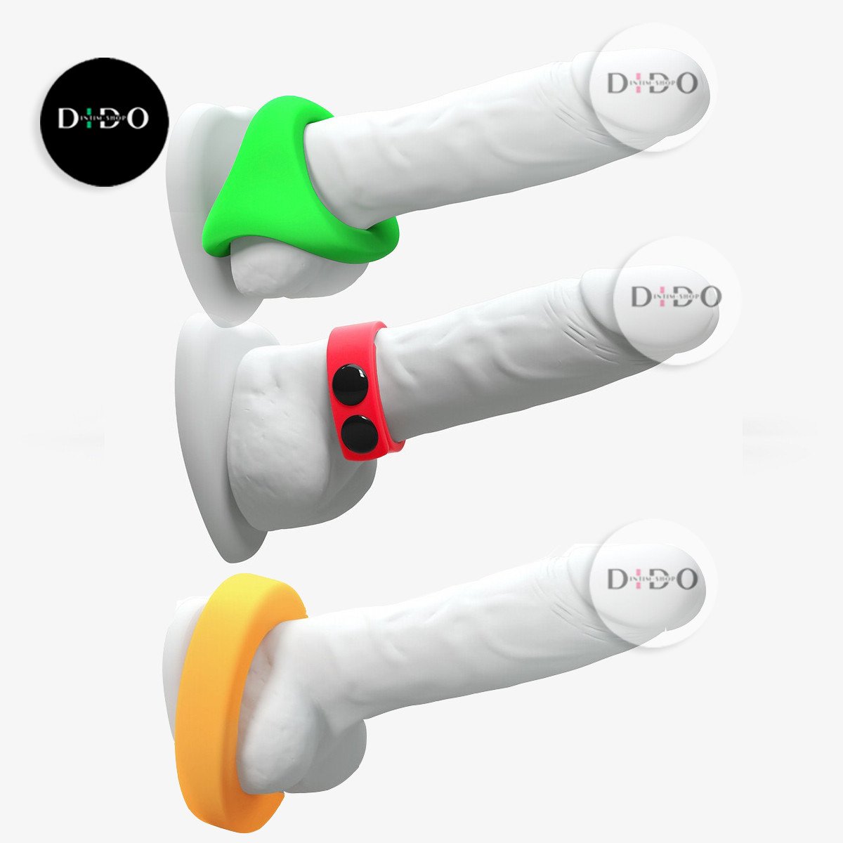 Набір яскравих ерекційних кілець Love To Love NEON RING KIT в DIDO