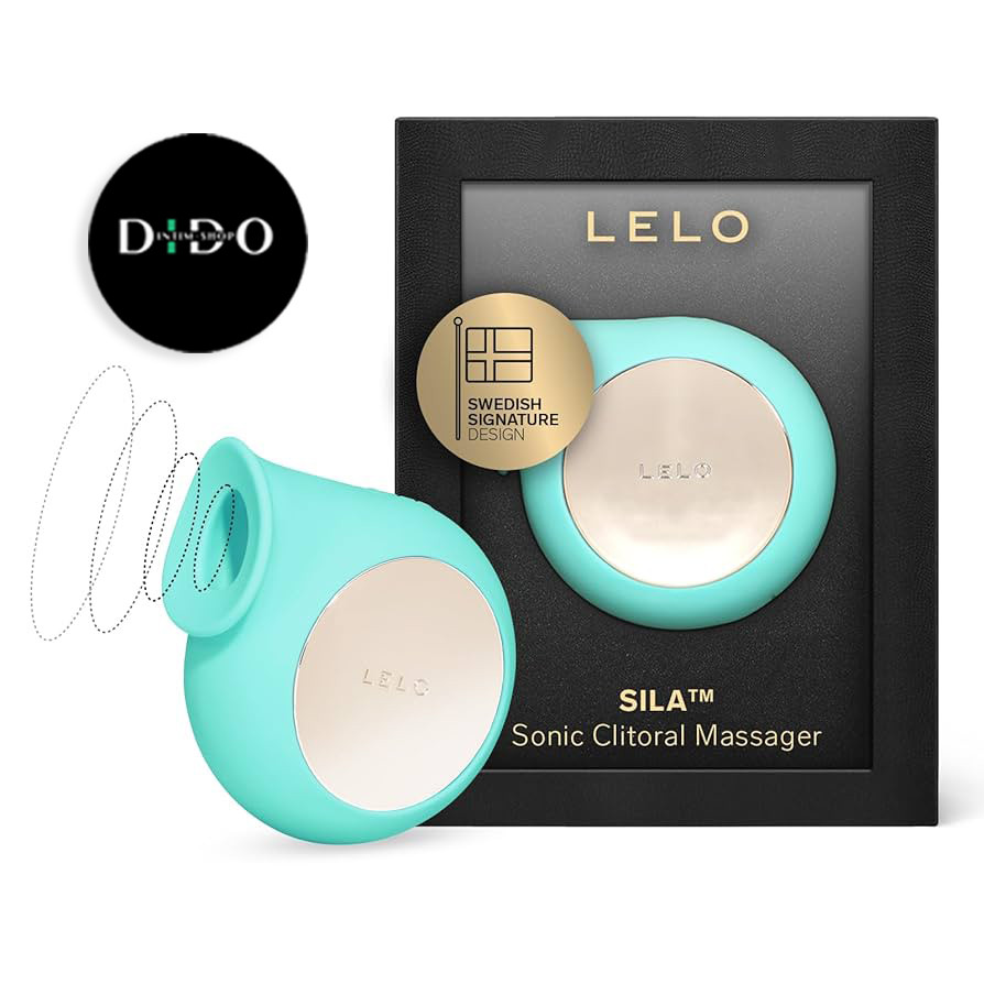 Звуковий стимулятор клітора LELO Sila Aqua, широкий м'який розтруб в DIDO