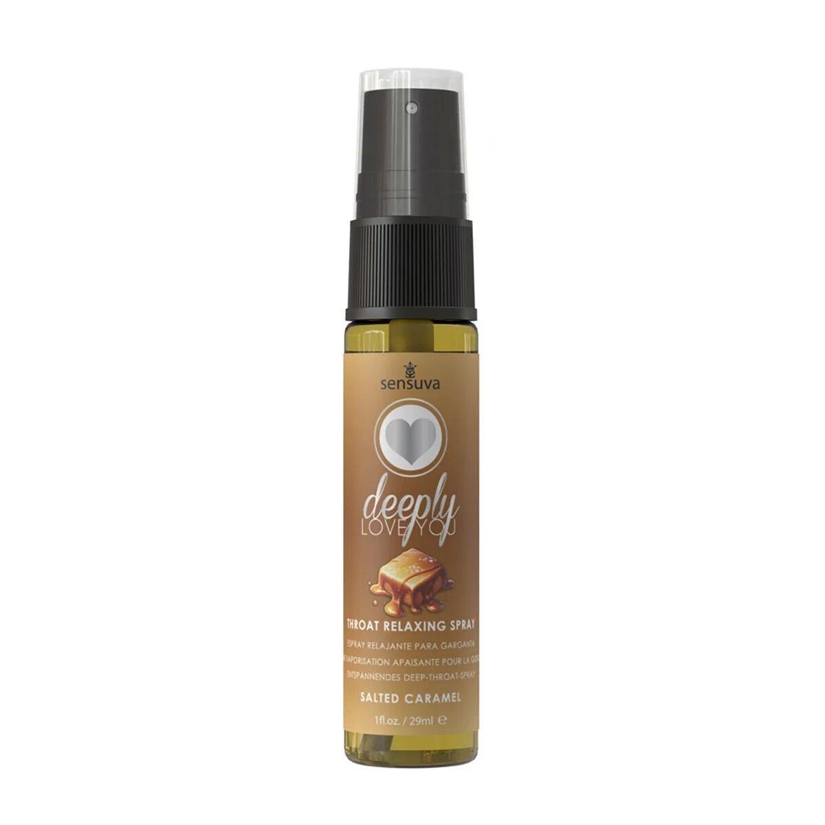 Спрей для мінету Sensuva Deeply Love You Salted Caramel (29 мл), для глибокого мінету в DIDO