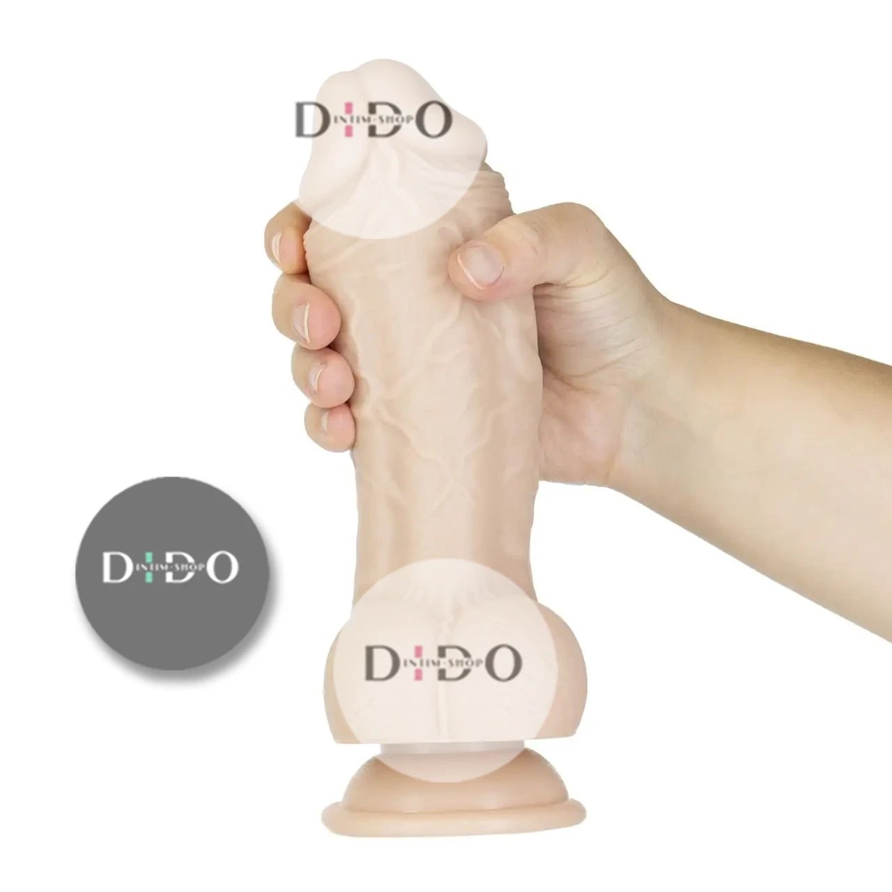 Реалістичний фалоімітатор ADDICTION Roman 8″ Girthy Dong, довжина 22 см, діаметр 6 см у DIDO