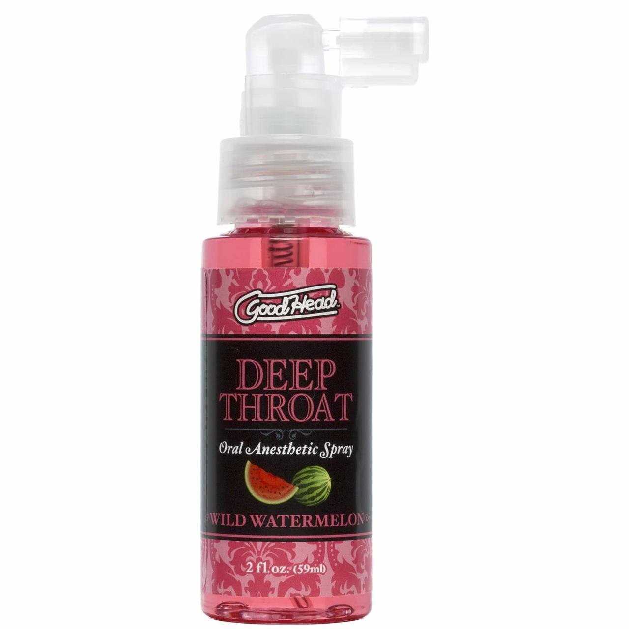 Распродажа!!! Спрей для минета Doc Johnson GoodHead DeepThroat Spray – Watermelon 59мл (до 09.2025)