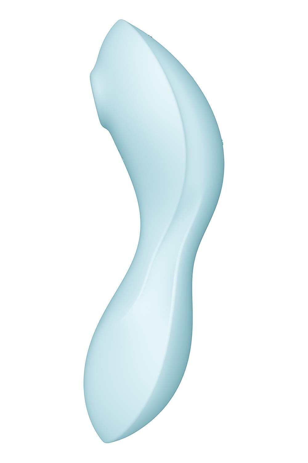 Вакуумний смарт-стимулятор із вібрацією Satisfyer Curvy Trinity 5 (Blue) (м'ята упаковка!!!) - Зображення 5