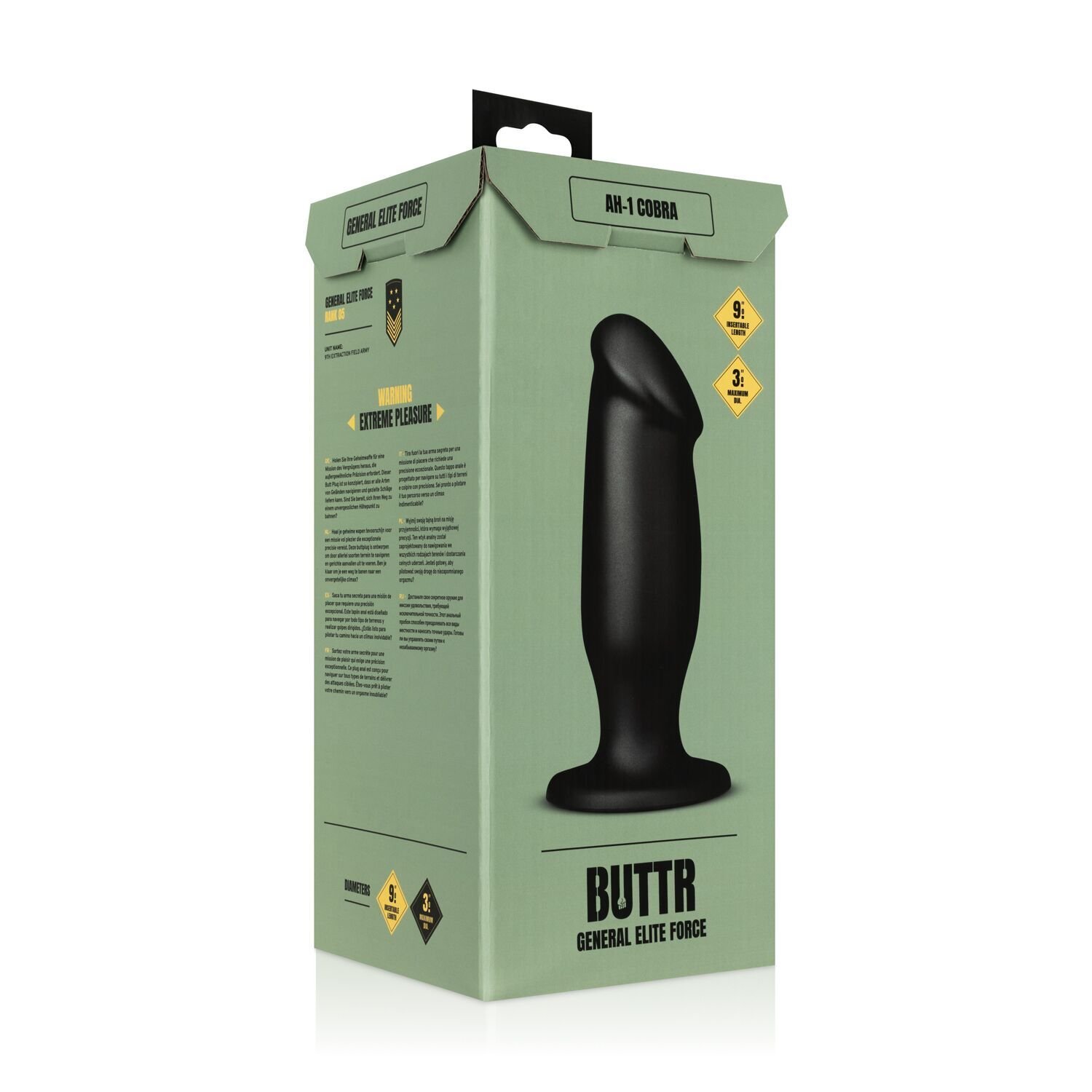 Анальна пробка BUTTR - AH-1 Cobra Buttplug (м'ята упаковка!!!) - Зображення 11