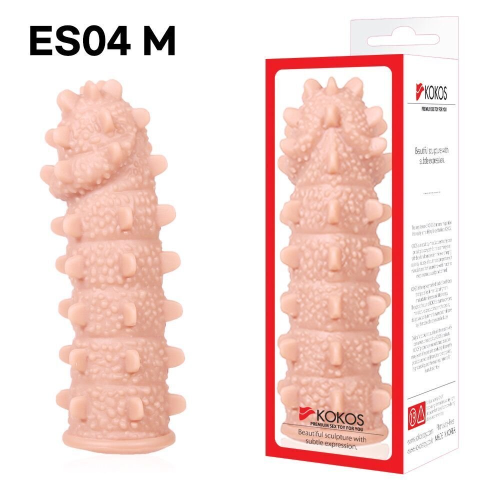 Насадка на член Kokos Extreme Sleeve ES.04 розмір M (пошкоджена упаковка!!!) - Зображення 5