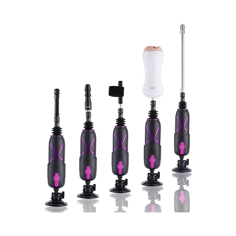 Набір адаптерів для секс-машин Hismith Luxury Kit - KlicLok System Set (пошкоджена упаковка!!!) - Зображення 3