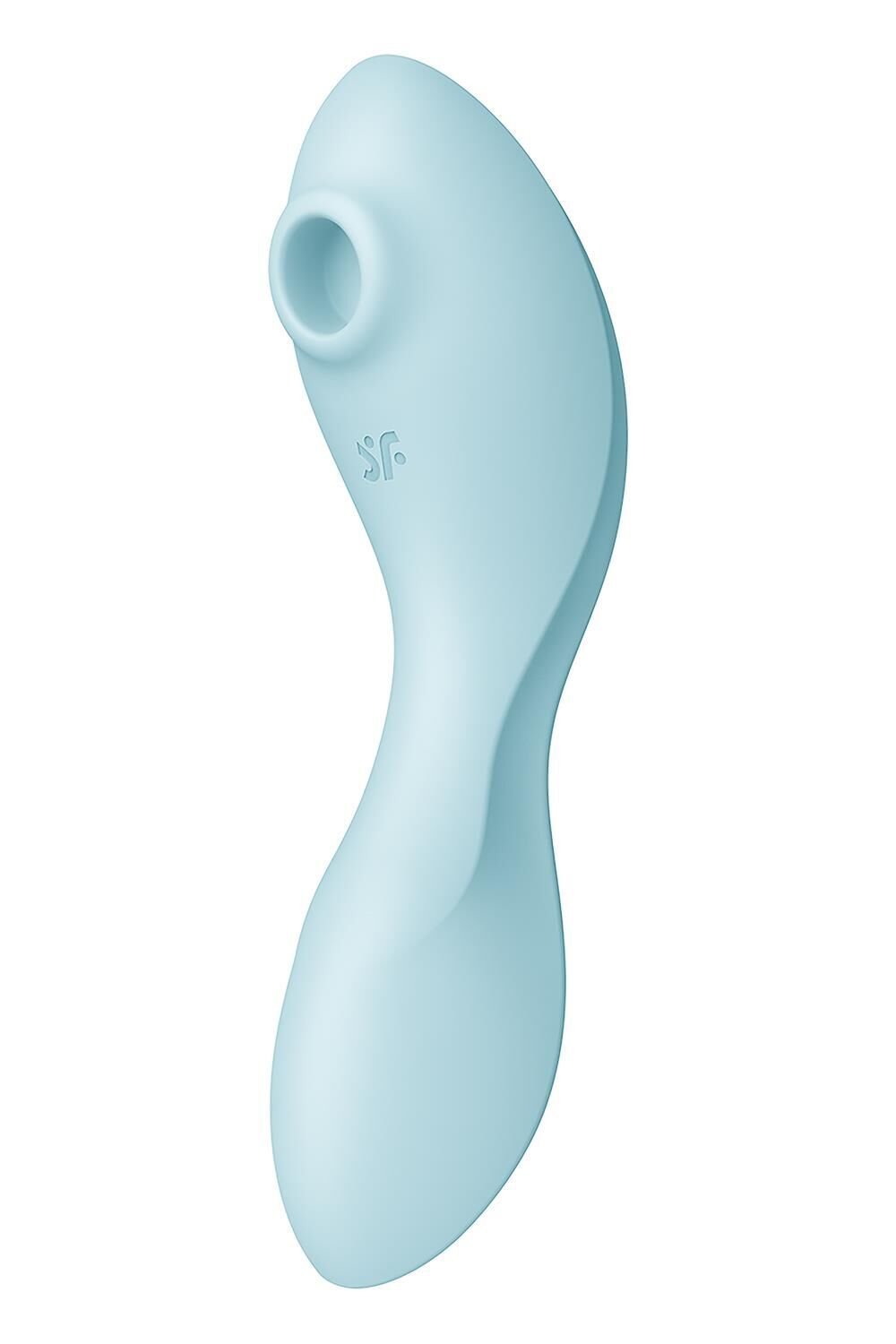 Вакуумний смарт-стимулятор із вібрацією Satisfyer Curvy Trinity 5 (Blue) (м'ята упаковка!!!) - Зображення 4