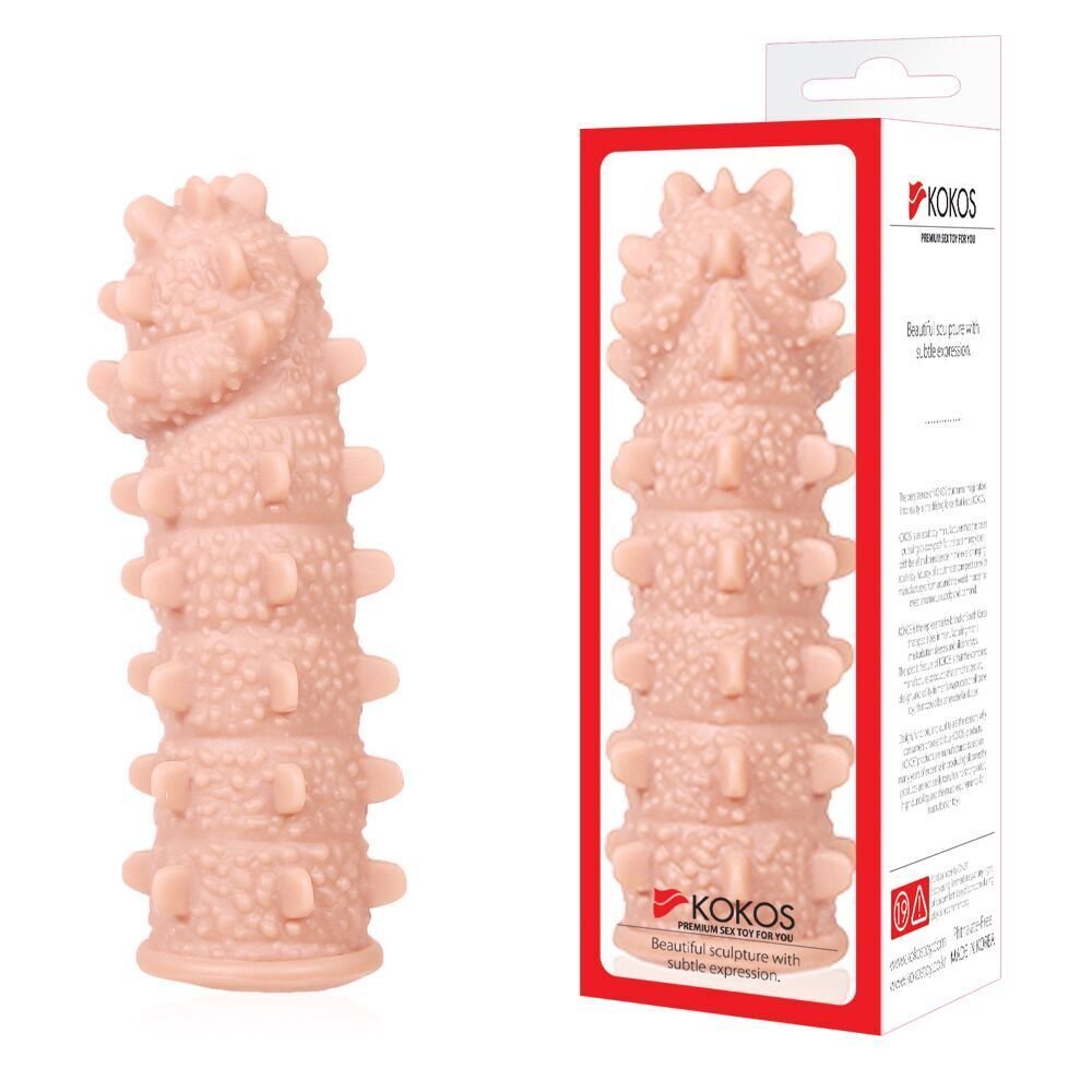 Насадка на член Kokos Extreme Sleeve ES.04 розмір M (пошкоджена упаковка!!!) - Зображення 4