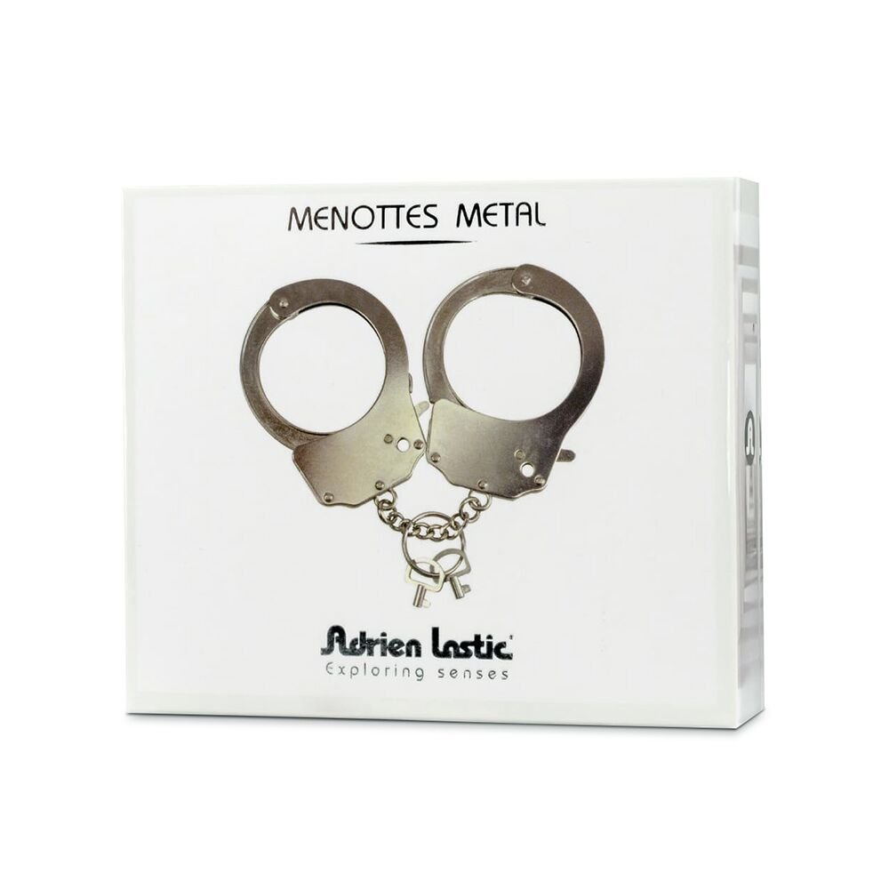 Наручники металеві Adrien Lastic Handcuffs Metallic (поліцейські) - Зображення 4