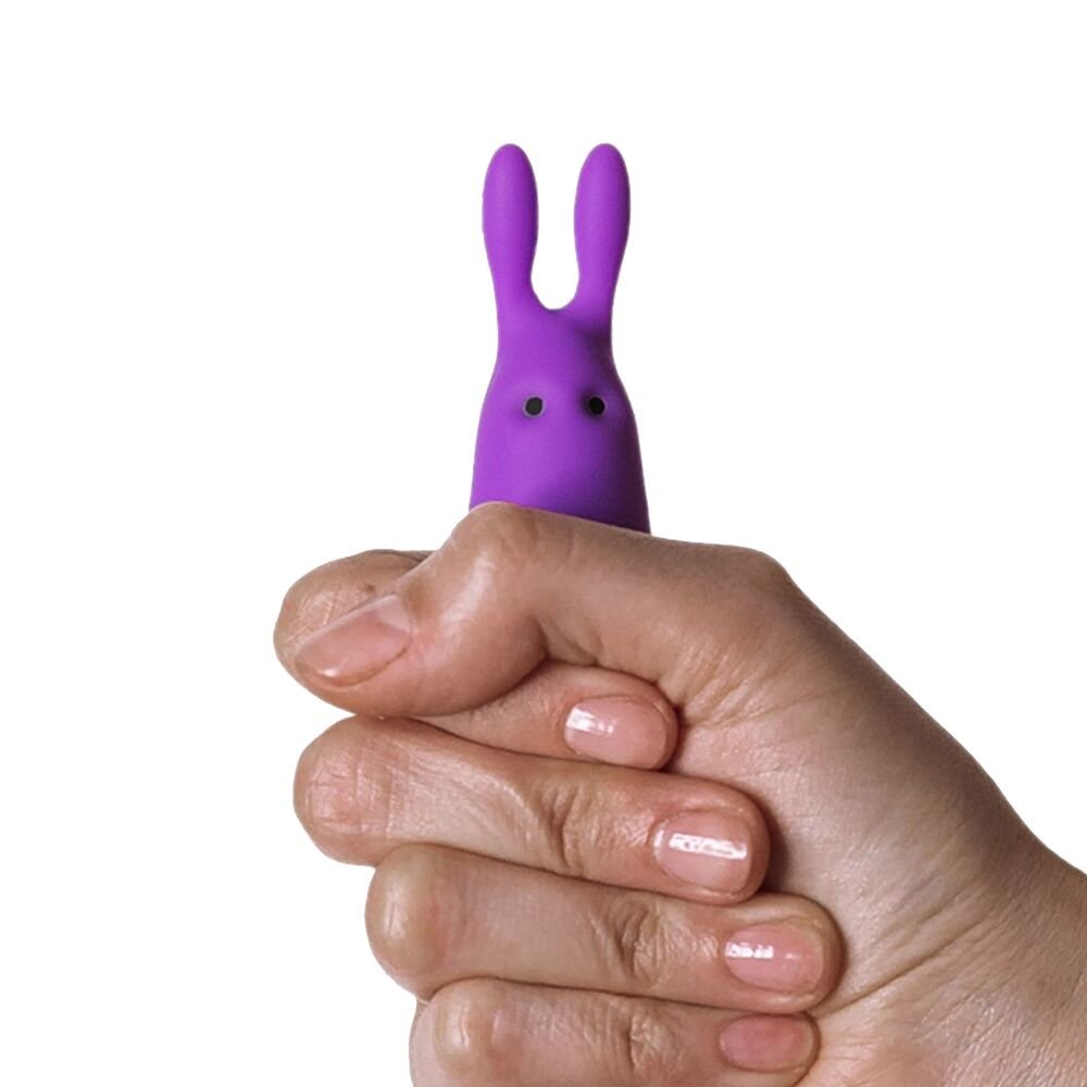 Віброкуля Adrien Lastic Pocket Vibe Rabbit Purple зі стимулювальними вушками - Зображення 4