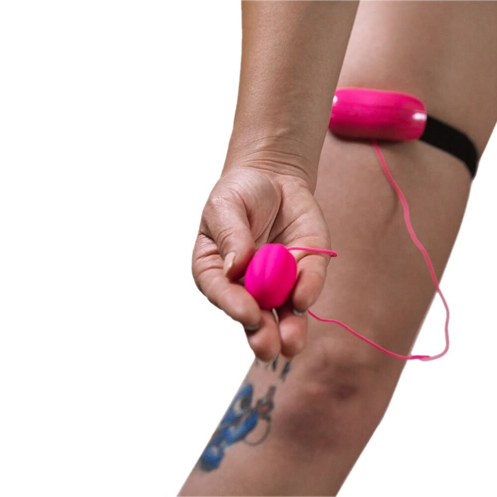 Виброяйце Adrien Lastic Playball для стимуляції точки А, з турборежимом, кріплення до ноги - Зображення 4