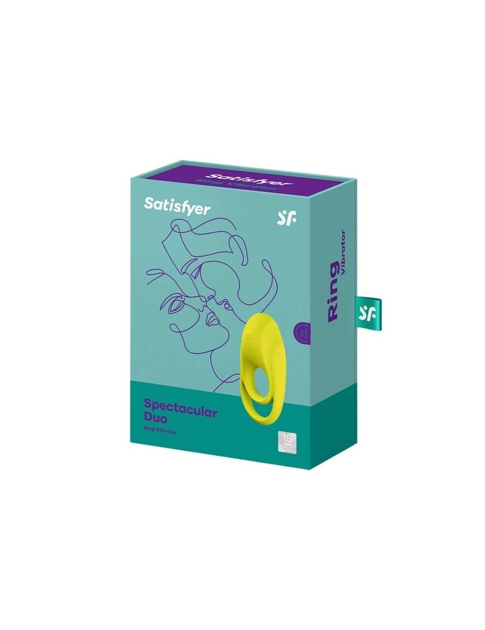 Подвійне ерекційне кільце з вібрацією Satisfyer Spectacular Duo - Зображення 3