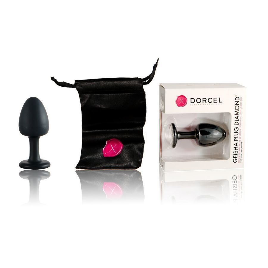 Анальна пробка Dorcel Geisha Plug Diamond L з кулькою всередині, створює вібрації, макс. діаметр 4см - Зображення 3