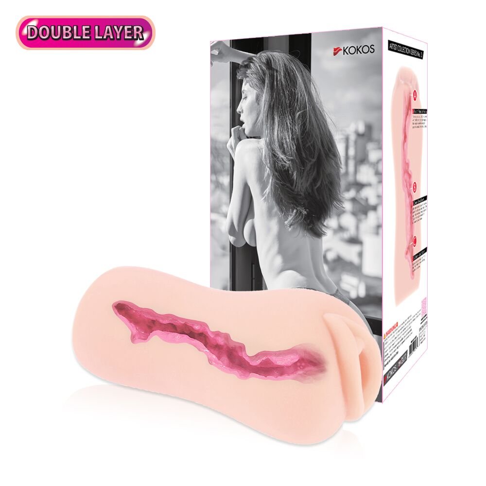 Мастурбатор-вагіна двошаровий Kokos Sanda Double Layer - Зображення 6