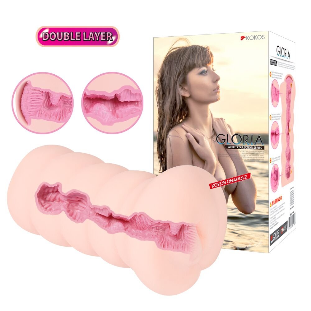 Мастурбатор-вагіна двошаровий Kokos Gloria Double Layer - Зображення 8