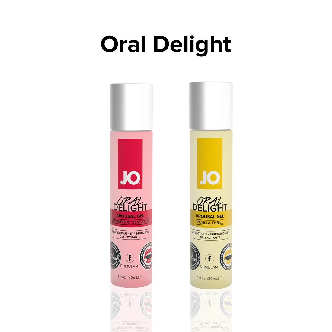 Гель для оральних пестощів JO Oral Delight Vanilla Thrill (30 мл), ефект холод-тепло - Зображення 6