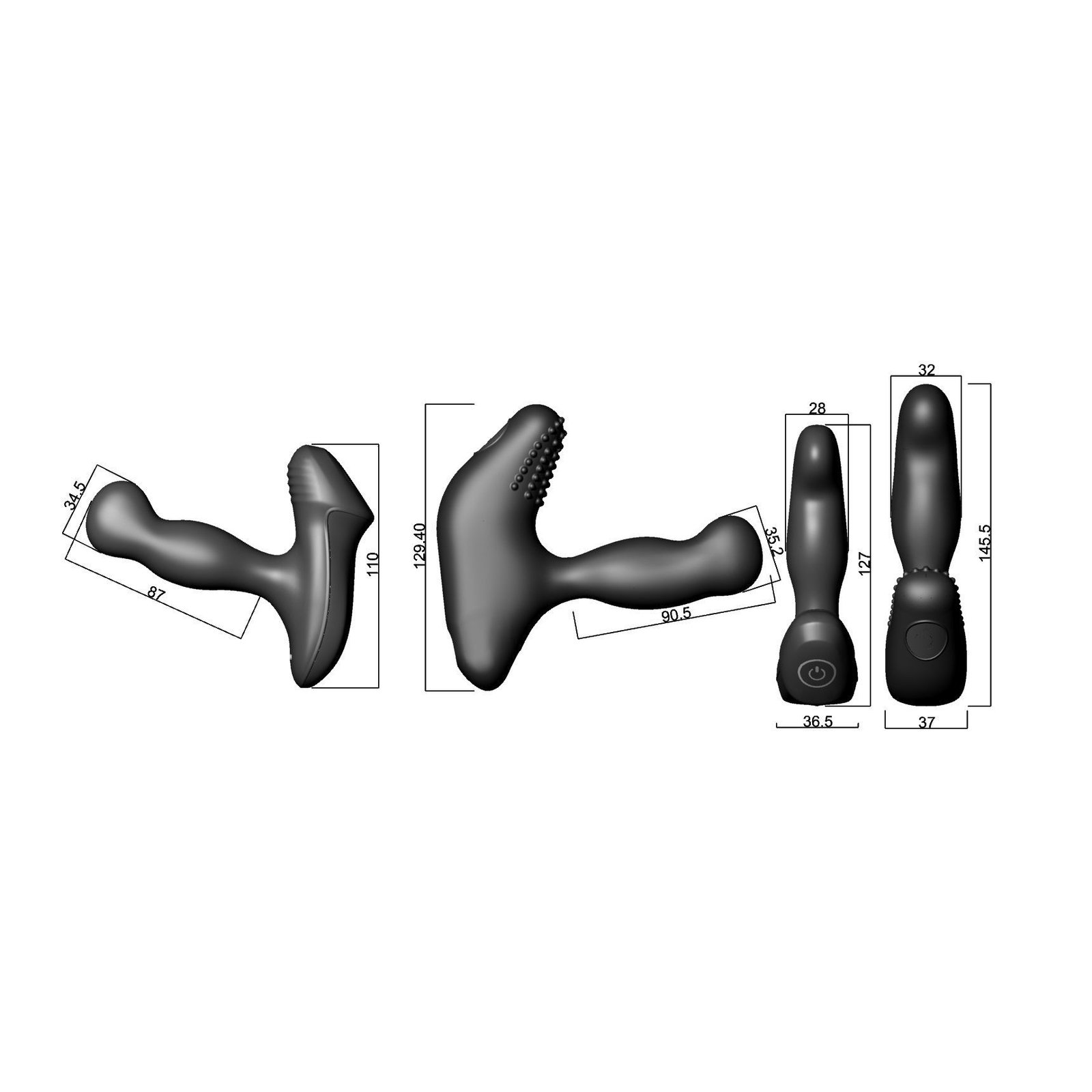 Масажер простати Nexus Revo Slim з головкою, яка обертається і пультом ДК - Зображення 8