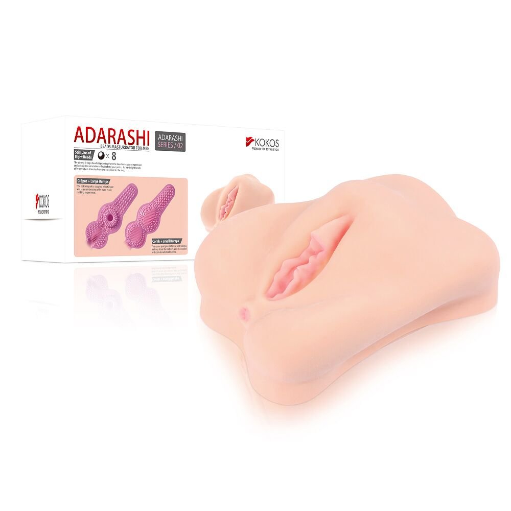 Мастурбатор-вагіна двошаровий Kokos Adarashi -2 Double Layer - Зображення 5