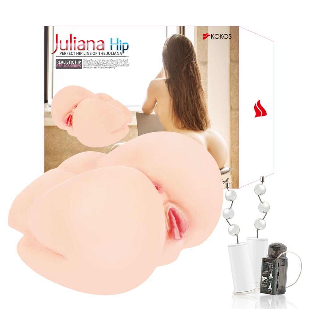 Мастурбатор Kokos Juliana 2WayPlus з функцією масажу та вібрацією - Зображення 5