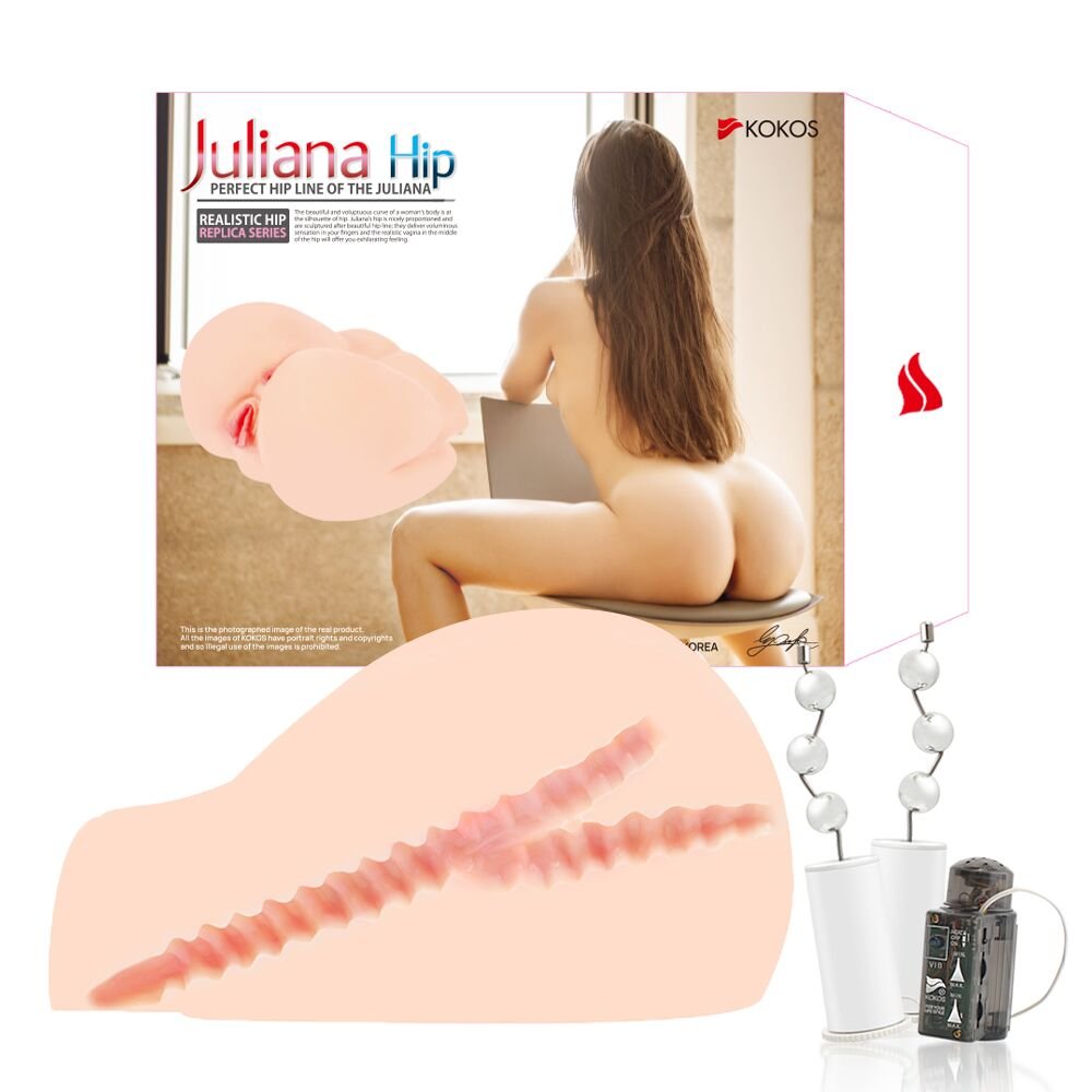 Мастурбатор Kokos Juliana 2WayPlus з функцією масажу та вібрацією - Зображення 6