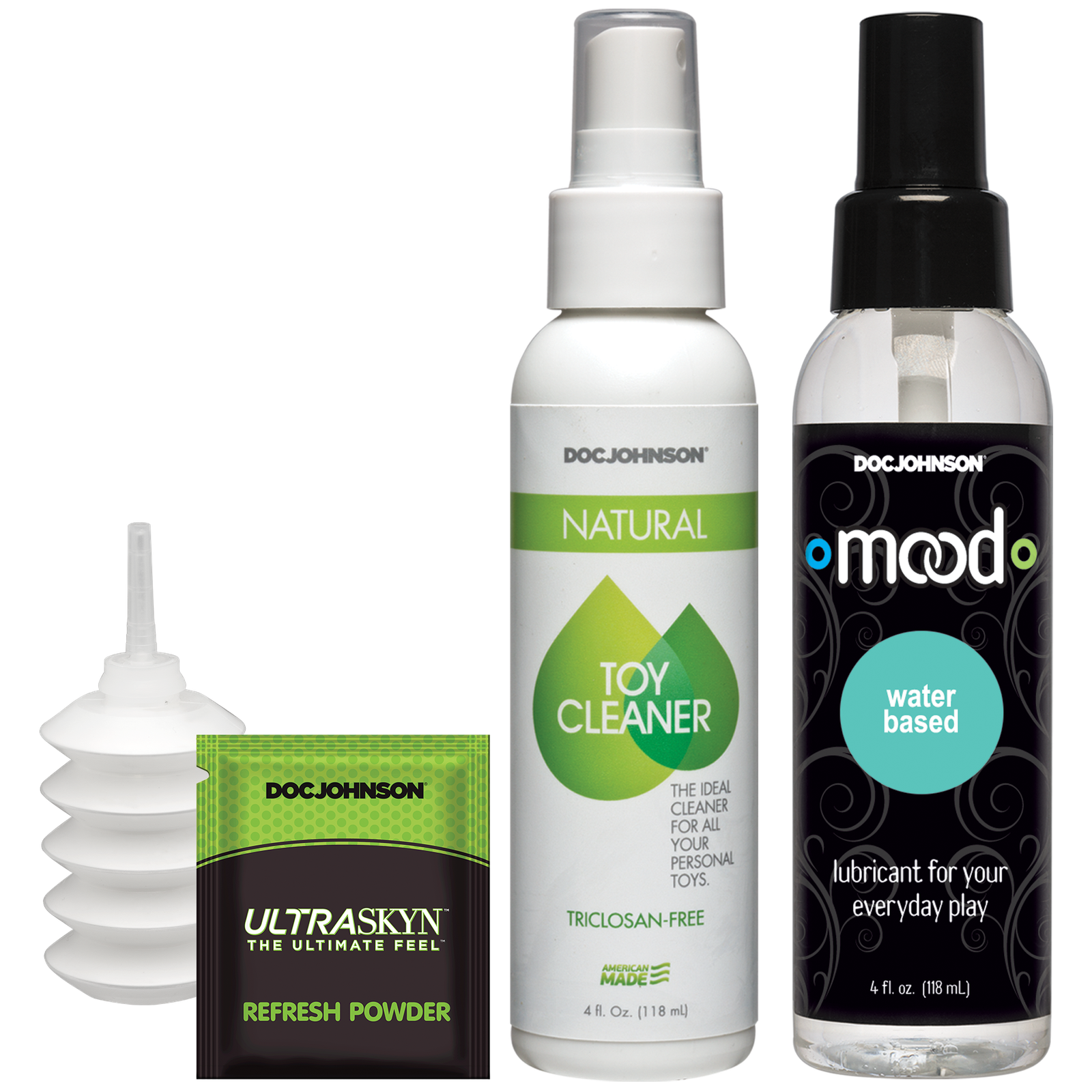 Набір для страпона Doc Johnson Vac-U-Lock Dual Density Experienced Set, діаметр 2×7см, 7,7см - Зображення 3