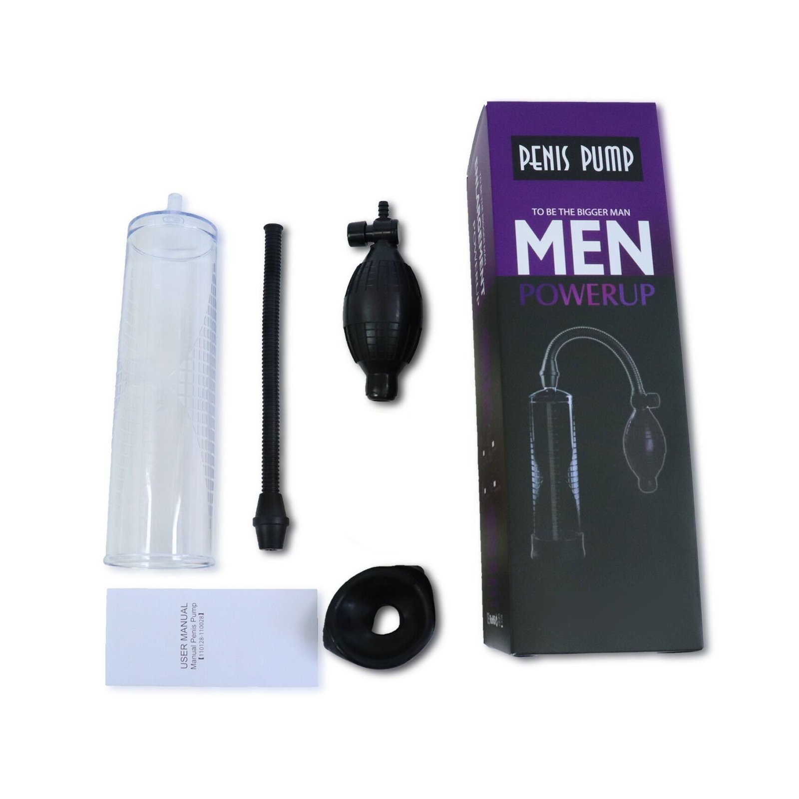 Вакуумна помпа з ручною «грушею» Men Powerup - Зображення 3